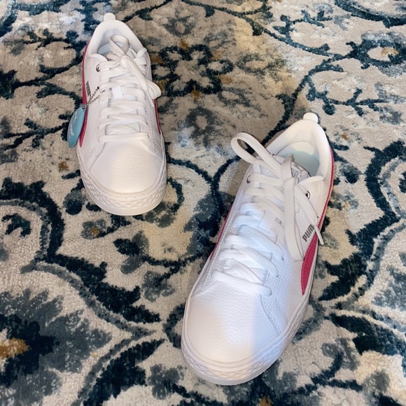 Womens Puma Smash Platform Sneakers - Picture 2 of 11